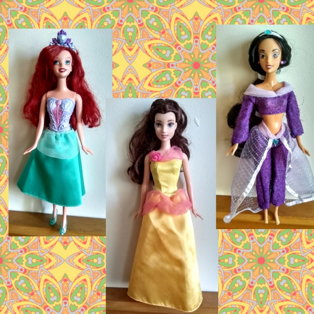 Barbies princesses doll and more